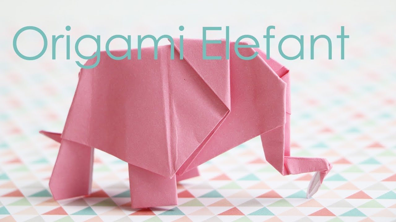 Origami Elefant - Anleitung - Talu.de - YouTube