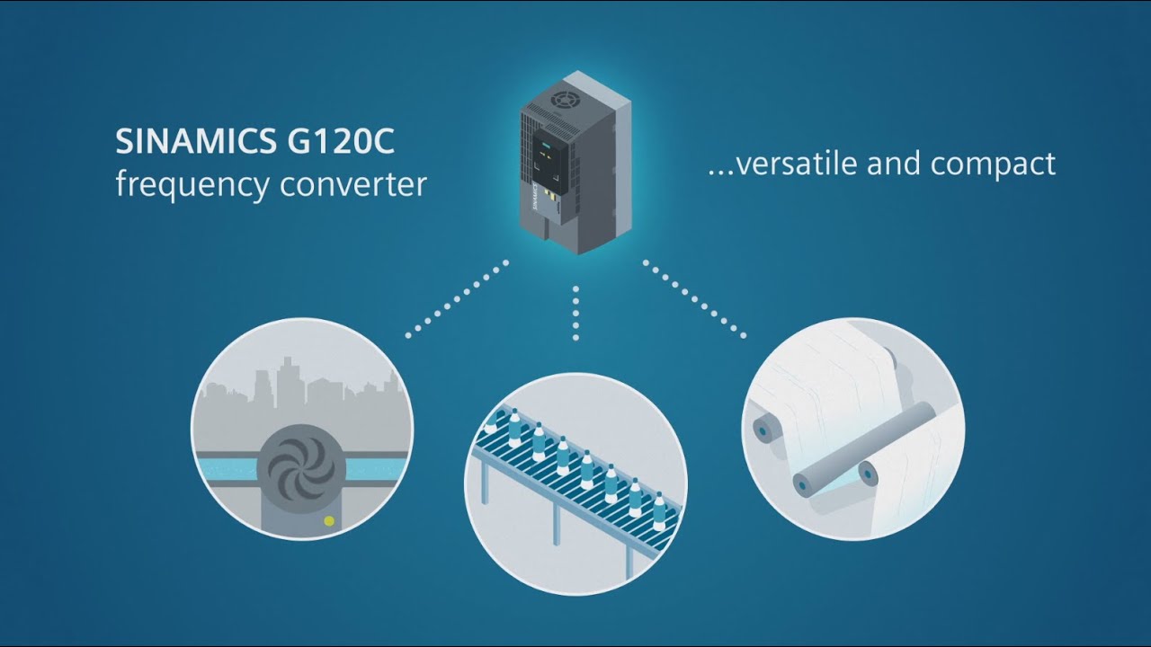 Frequency converter SINAMICS G120C for diverse
