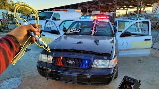 I bought An Old Police Car! Found a Tactical Whip Weapon! | Searching Police Cars! Crown Rick Auto