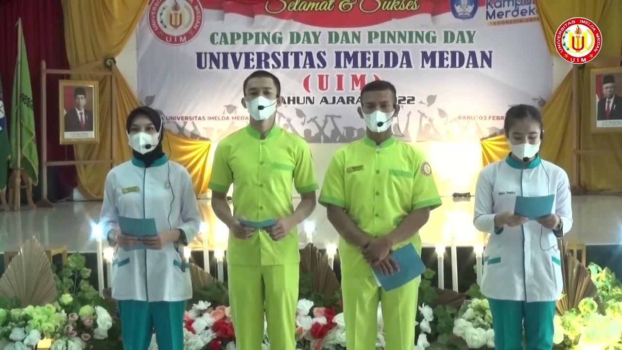 PART-1 / Sesi 1 CAPPING DAY dan PINNING DAY UNIVERSITAS IMELDA MEDAN, Rabu, 03 Februari 2022