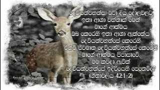 Diya Soyana Muwa Powwaku Se - Sinhala Christian Worship song