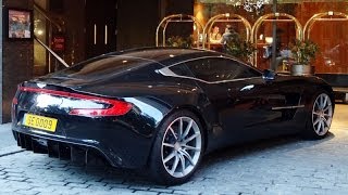 Samuel Eto'o Driving his Aston Martin One-77 in London!