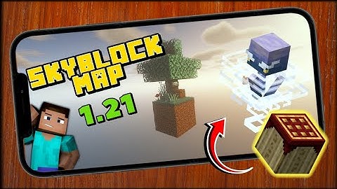 How To Download SKYBLOCK MAP In Pojavlauncher | Minecraft v1.21 | Java Edition