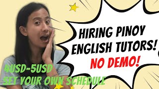 VIETNAMESE ESL COMPANY I HIRING ENGLISH TUTORS I NO DEMO