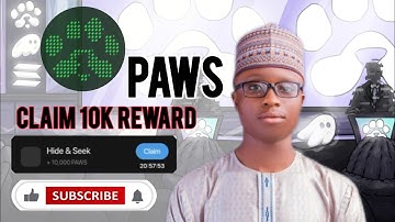 HOW TO CLAIM 10,000 PAWS 🐾🐾 AIRDROP SOLVED MYSTERY QUEST TASKS HIDE & SEEK DON