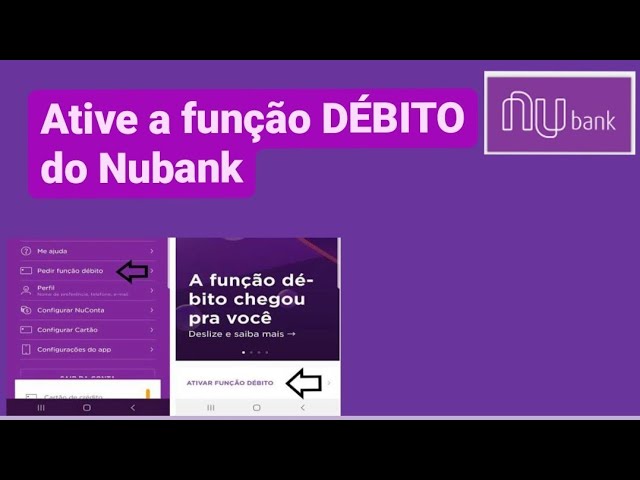 Como Ativar a função de DÉBITO no cartão NUBANK! Atualizado 2022! 