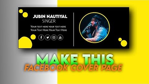 How to make Professional Facebook Cover art on Android in Pixellab #facebookart