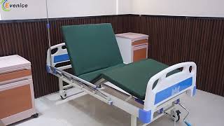 2 Cranks Manual Hospital Bed