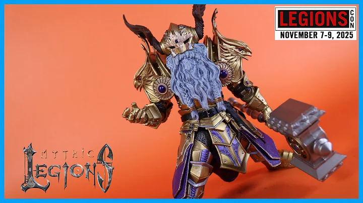 LEGIONSCON 2025 EXCLUSIVE Mythic Legions Legacies of Mythoss SIR VALGARD v2 Action Figure Review