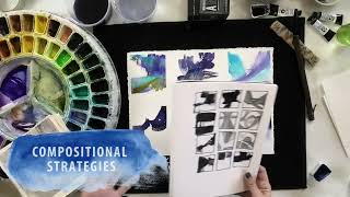 7/12 Winter Abstracts in Watercolour, Composition Strategies, Angela Fehr Legacy Courses