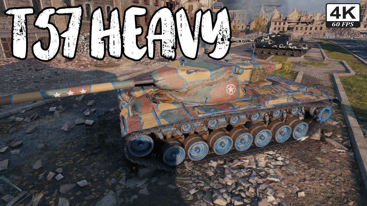 World of Tanks T57 Heavy Quick 10k no ammo left - YouTube