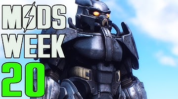 FALLOUT 4 MODS - WEEK #20: Enclave Power Armor, Cover Mechanic, Battle Rifle & More!