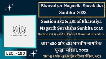 Section 480 & 481 BNSS Explained | Bail in Non-Bailable Offences (Part-III) & Section 437 CrPC #crpc