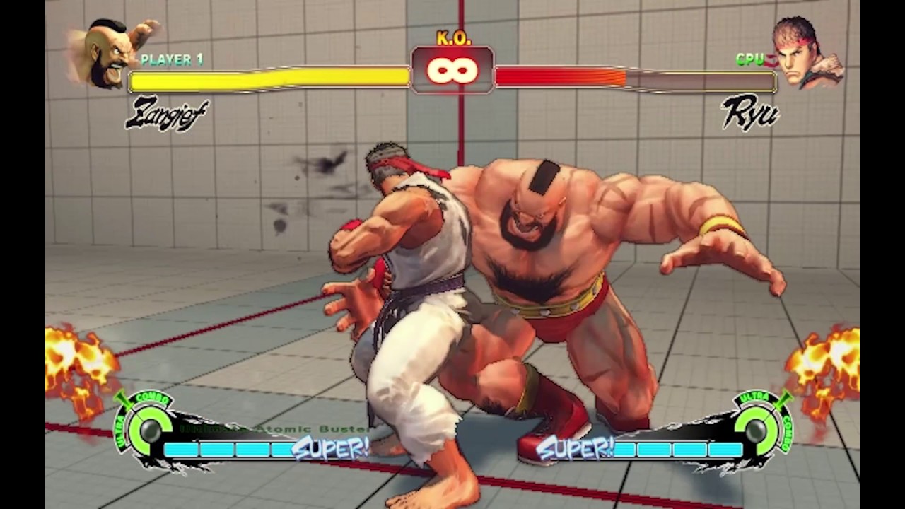 USF4 ZANGIEF STUN COMBO