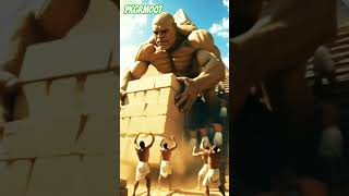 The Strongest Slave of Ancient Egypt – Unbelievable Concept! How The Pyramids Were Made #shorts