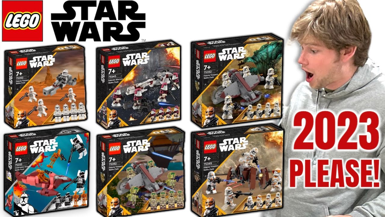 The ULTIMATE LEGO Star Wars Clone Trooper Battle Pack Wave!