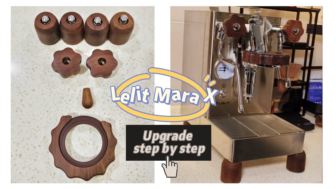 Lelit Mara X accessories upgrade  step by step  lelit