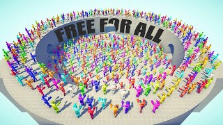 FREE FOR ALL BATTLE ROYALE - Totally Accurate Battle Simulator TABS