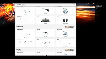Battlefield 3 (BF3) Battlelog Loadout Customization