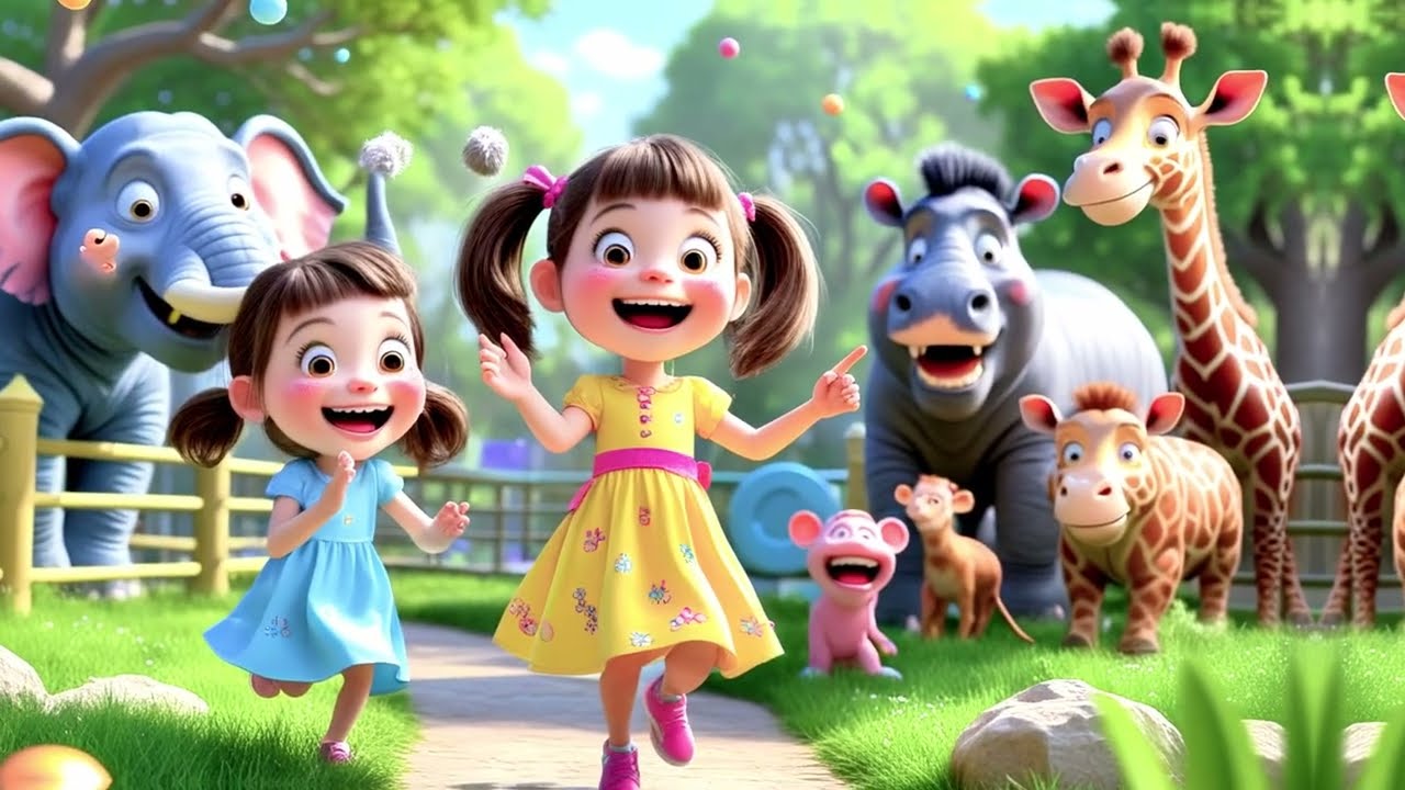 Чунни Мунни и команда зоопарка «Giggly Fart» | Забавная песенка про животных для детей | Детские ...