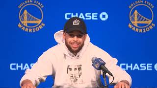 Stephen Curry talks TOUGH LOSS vs Nuggets, Postgame Interview 🎤