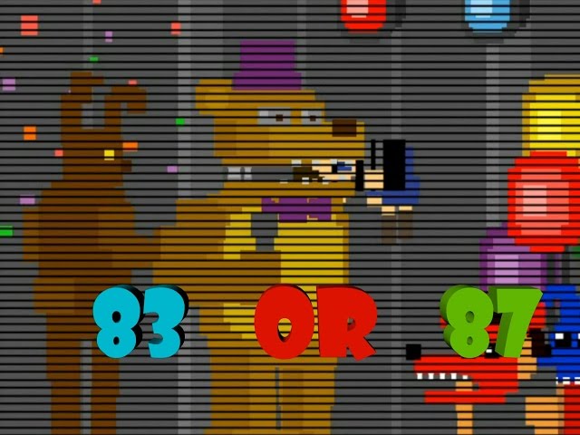 Five Nights at Freddy's 4 Night 5 MINIGAME - BITE OF 87 REVEALED (FNaF 4  Night 5) 