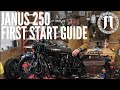 Janus 250 motorcycle first start guide