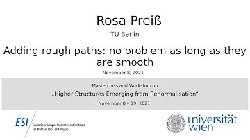 Rosa Preiß - Adding rough paths: no problem as long as they are smooth