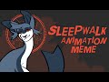 Sleepwalk  animation meme bow  blood warning
