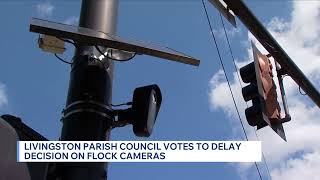 Livingston Parish Council votes to delay decision on Flock cameras