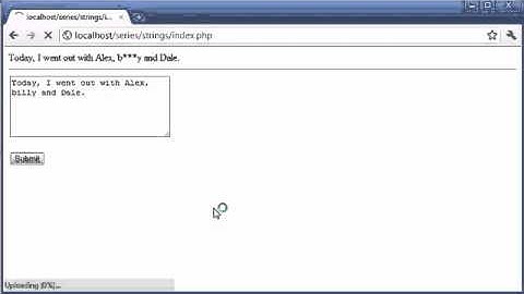 Beginner PHP Tutorial   53   Word Censoring Part 2   YouTube