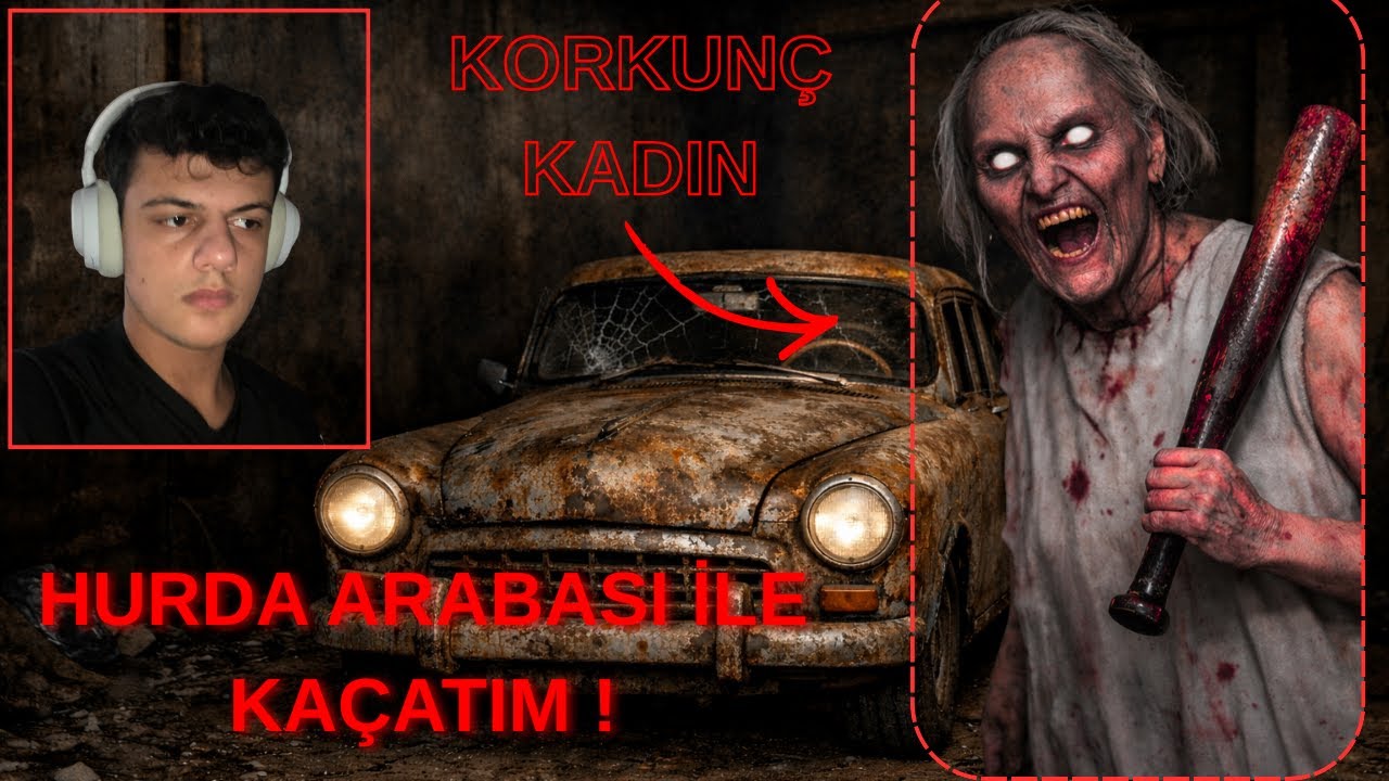 BU SEFER PSİKOPAT BÜYÜKANNENİN EVİNDEN ARABA İLE KAÇTIM ! GRANNY
