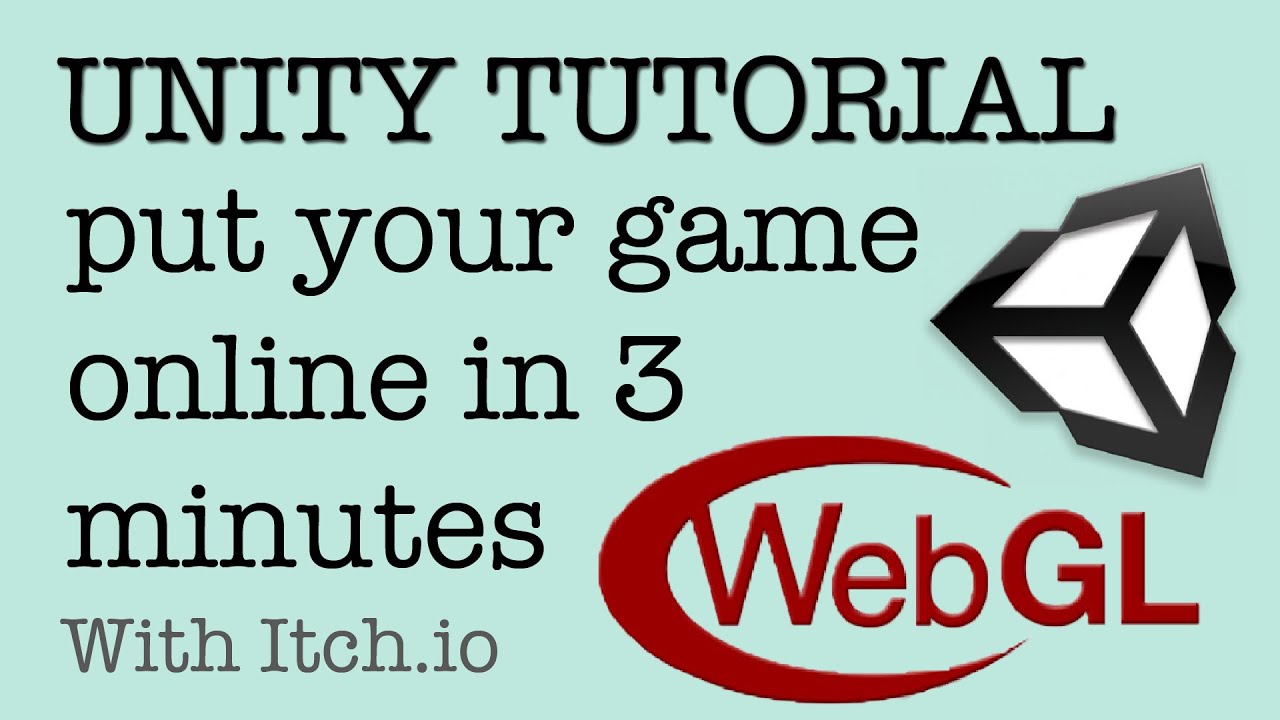 How to submit an Unity game in WebGL format to Itch.io - Home