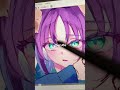 【超かぐや姫】彩葉ちゃんを描いてみた【Illustration making】#shorts