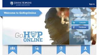How-to: Connect with Alumni on GoHopOnline
