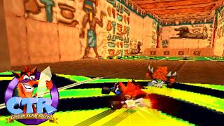 Crash Team Racing - Custom Track - Tomb Temple (With Bots)