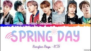 BTS (방탄소년단) 'Spring Day' (봄날) 🌸 Lyrics [Color Coded Han_Rom_Eng]