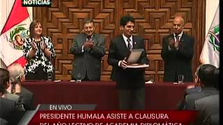 Presidente asiste a Clausura del Año Lectivo de la Academia Diplomática del Perú - 1