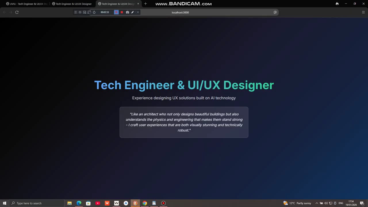 WindSurf TASK for a UX Designer /Tech Engineer(change background )