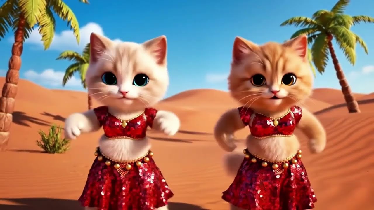 Unbelievably Adorable! Watch This Cute Cat Dancing Bellydance!