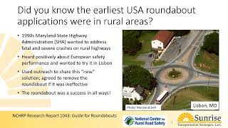 #RoundaboutsWeek: Rural Roundabout Design and Outreach