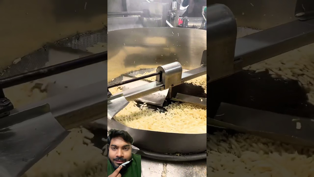 Snacks making in factory 