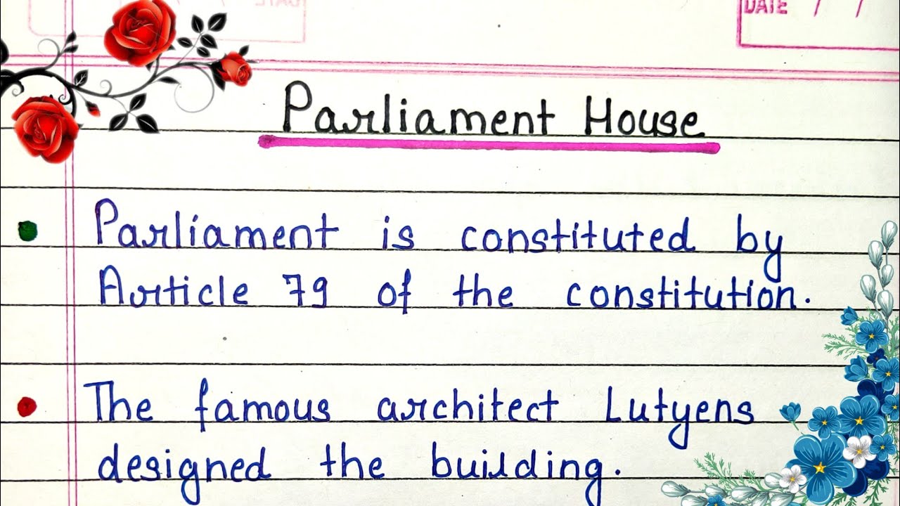 essay about school parliament