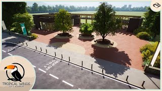 Planet Zoo | The Entrance! | Entrance Plaza Plans | Tropical Wings Zoo | Ep.3