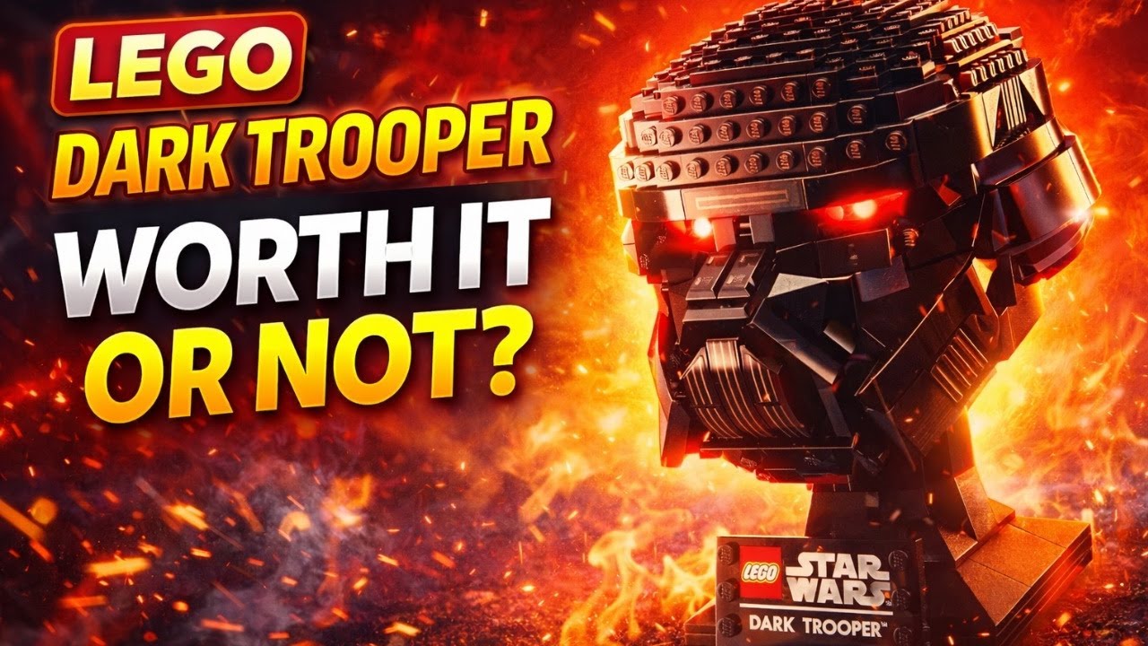 LEGO Dark Trooper Helmet Set# 75343 let's build it together!!