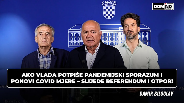 Biloglav: Ako Vlada potpiše pandemijski sporazum i ponovi COVID mjere – slijede referendum i otpor!