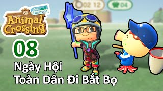 Tưng bừng cả đảo Khoai đi bắt sâu bọ nhân sự kiện Bug Off trong Animal Crossing 08