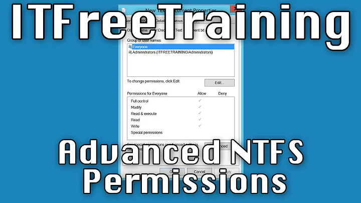 Advanced NTFS Permissions