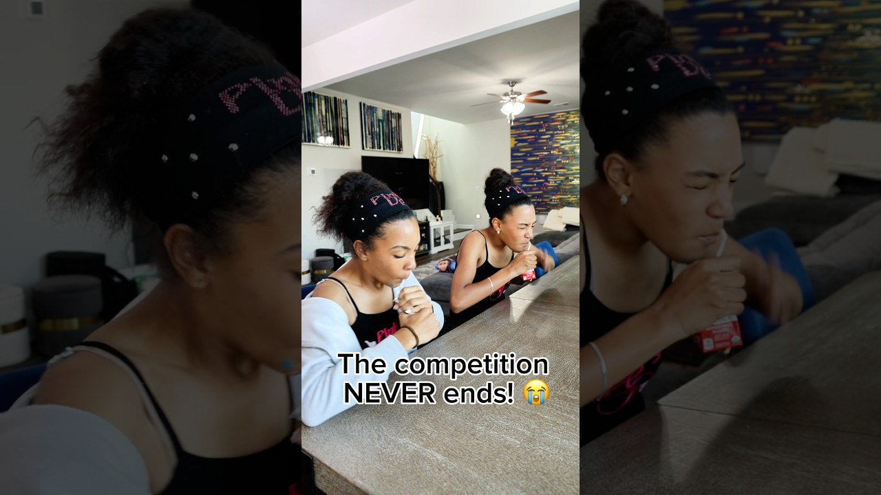 😪 She won! #funnyshorts #twinmoments #identicaltwins #relatable #siblings