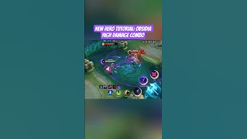New Hero Obsidia Combo Tutorial #mlbb #mobilelegends #shorts